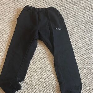 Madhappy unisex Black Fleece Joggers size small